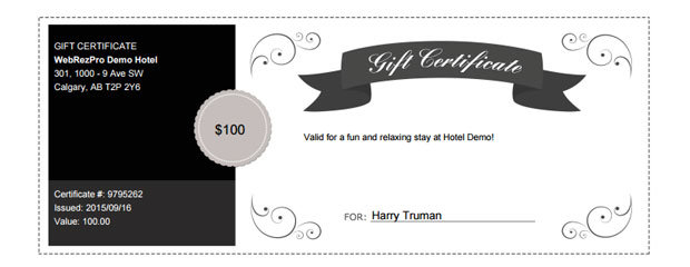 WRP Gift Certificate