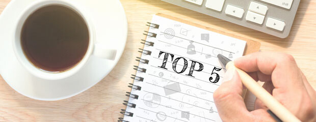Top 5 Blog Posts for Hotels