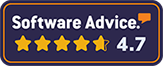 Software review badge: 4.7/5 by Software Advice