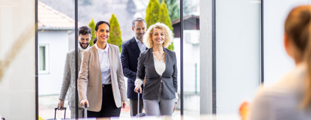 Arriving guests get a good first impression