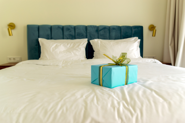 Surprise loyal guests with small but thoughtful welcome guests to increase guest retention