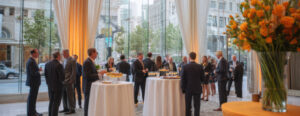Corporate hotel event